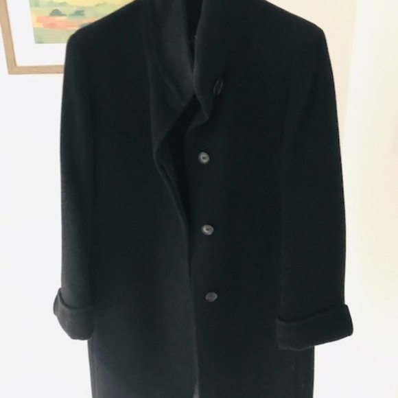 Cinzia Rocca Black Wool Coat - Picture 4 of 10